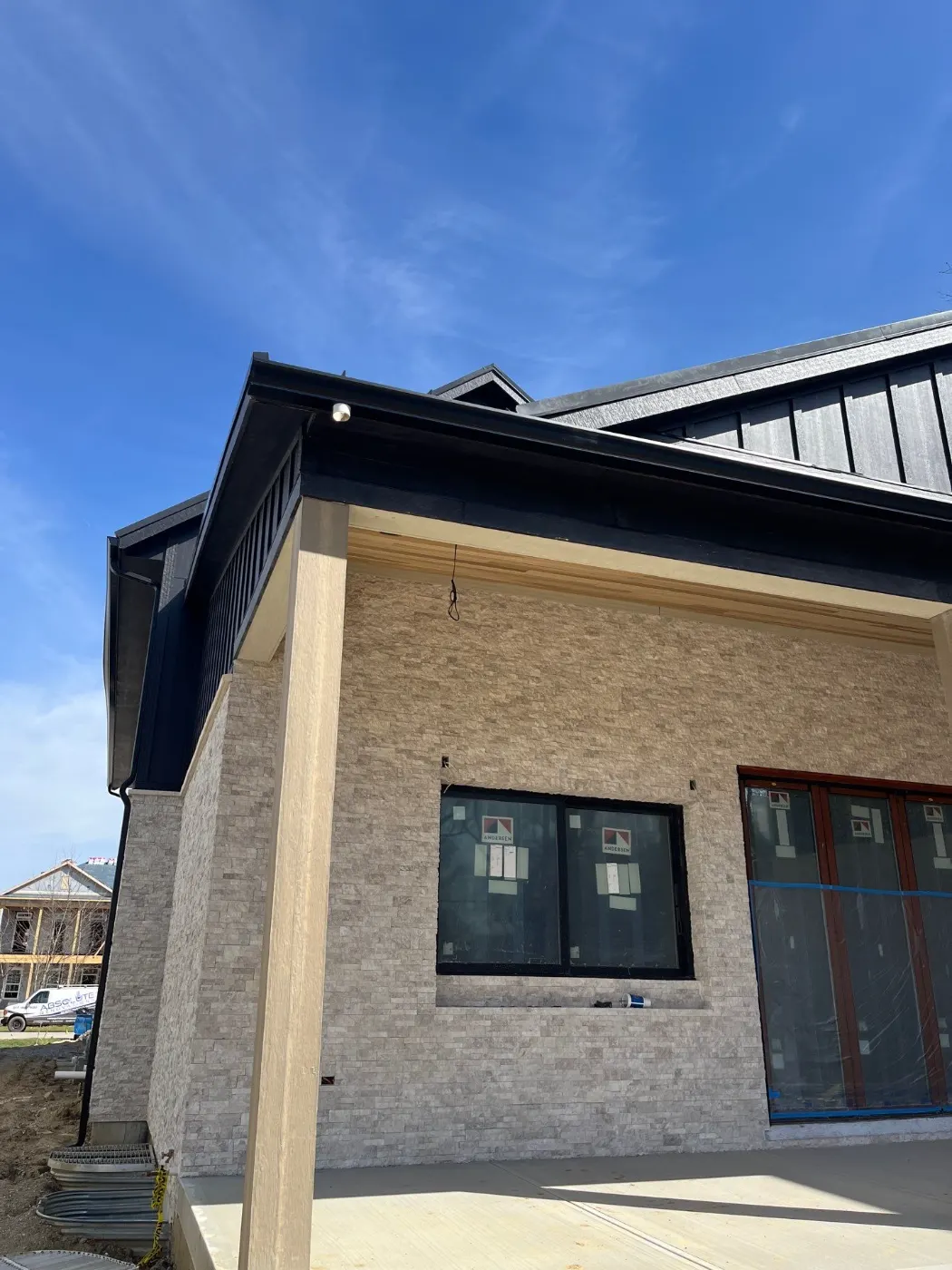 Storm-damaged siding documented in Hunting Creek