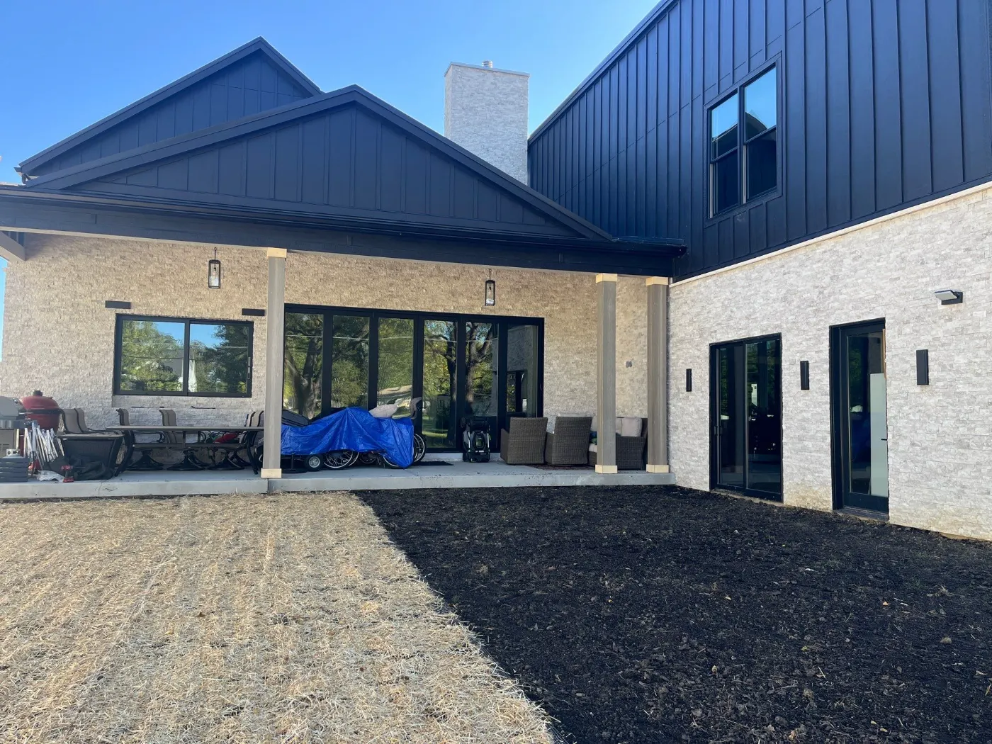 Siding installation documented in Hunting Creek